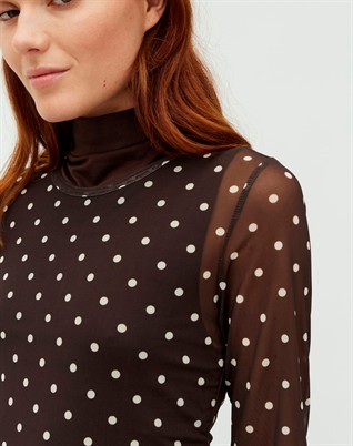 Milargos - Arcel Bluse - Java Dots